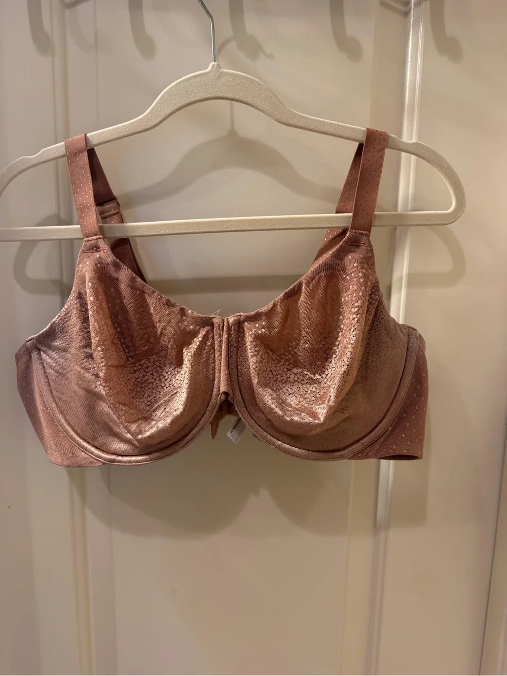 Wacoal Metallic Dusty Rose Full Coverage Underwire Bra